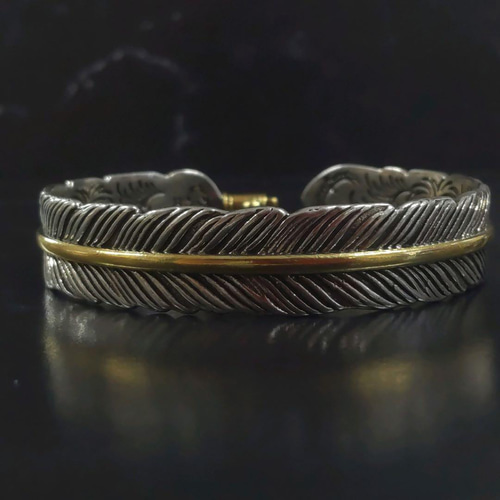 オープン価格 silverフィルド メキシカン シルバー 真鍮 バングル