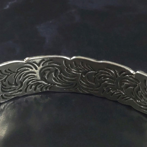 オープン価格 silverフィルド メキシカン シルバー 真鍮 バングル