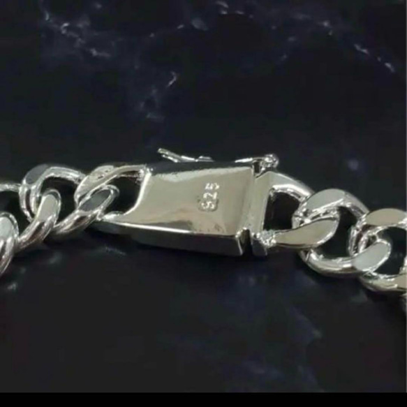 クリーマ限定大特価　silver925 ブレス　ネックレスセット　メンズ　ユニセックス　刻印　喜平　　 7枚目の画像