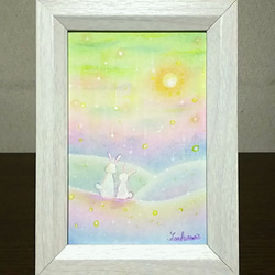 キラキラ輝く青龍アート（原画） /パステル /ラメ 絵画 shizuku