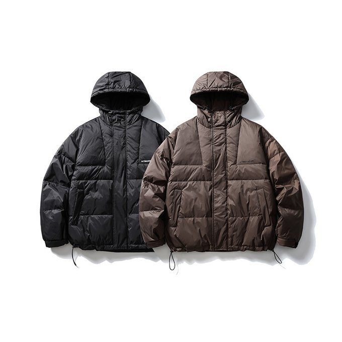 秋冬新作 メンズ 暖かく防風フード付きダウンジャケット男 おしゃれ アウトドア 屋外 カップルカジュアルダウンジャケット