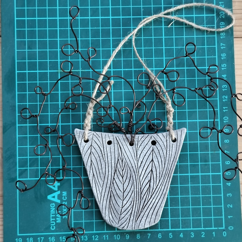 Wire×Clay 枯れない 植物 ワイヤープランツ ワイヤーアート 多肉