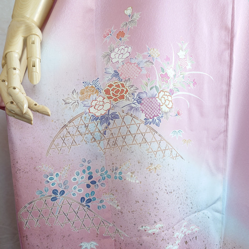 SALE】d53 大きいサイズ 着物ドレス＆サッシュベルト ジャケット
