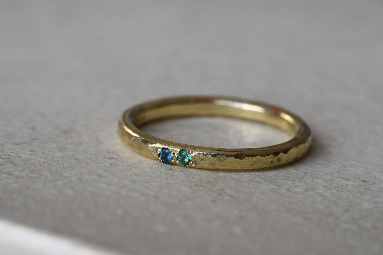 並ぶ古き日々の物語～エメラルド＆ロンドンブルートパーズ～