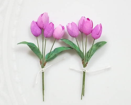 布花作品♡チューリップアレンジ 4d6fe574d33c3faffb7d3d293cb567