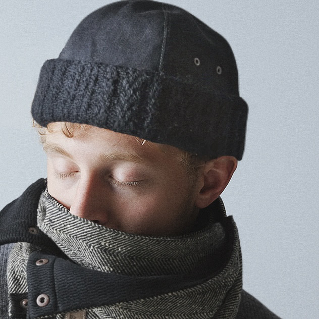 ニットリブキャップ