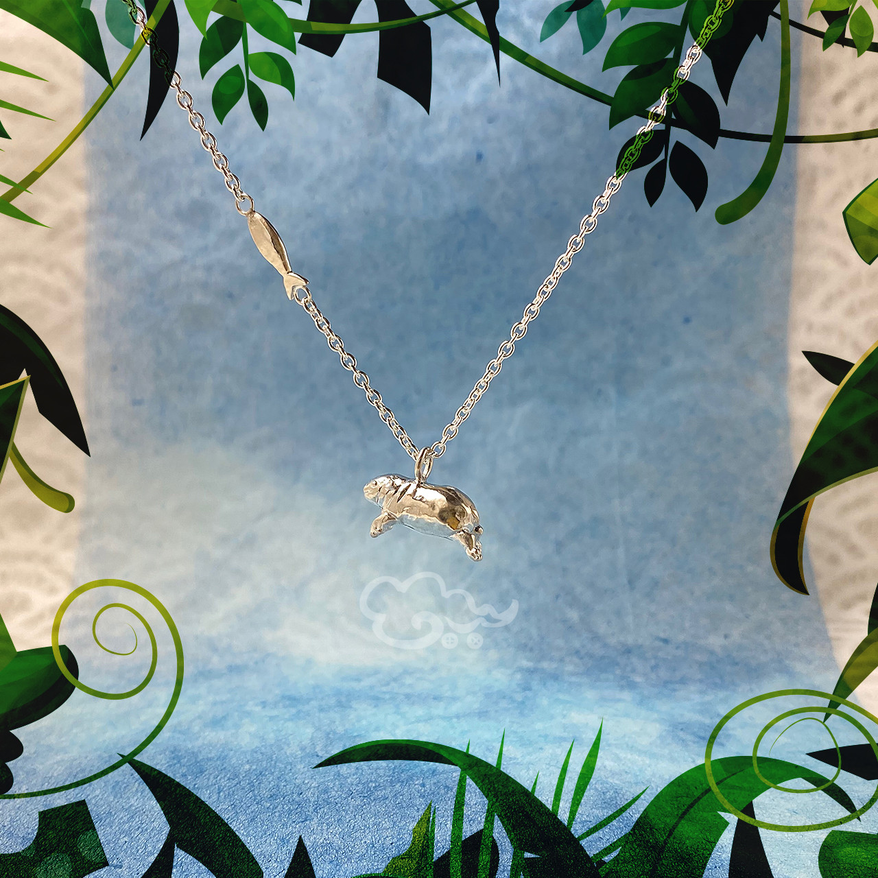 進化と多様性：コビトカバの子のペンダント