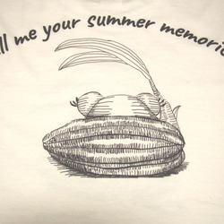 かえおの半袖Tシャツ　”Summer memories ” シリーズ 6枚目の画像