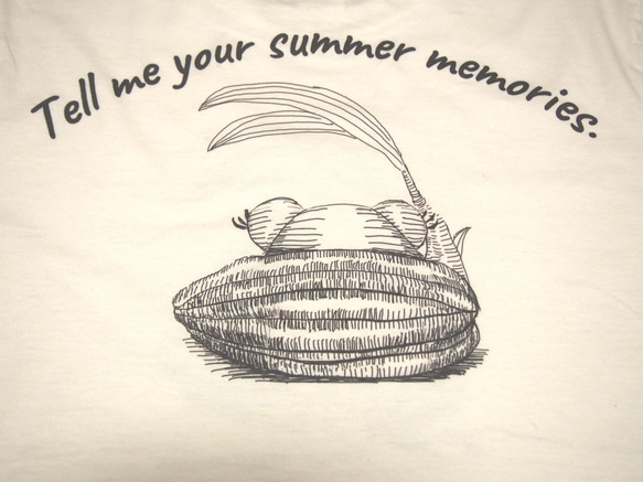 かえおの半袖Tシャツ　”Summer memories ” シリーズ 6枚目の画像