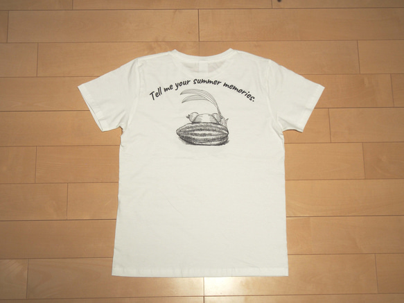 かえおの半袖Tシャツ　”Summer memories ” シリーズ 3枚目の画像