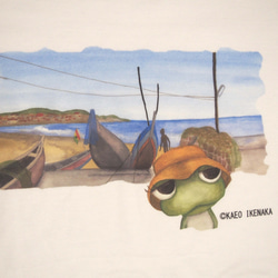 半袖Tシャツ2_かえお　”Summer memories ” シリーズ～西アフリカの海岸にて～ 2枚目の画像