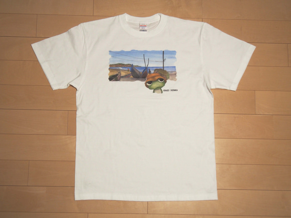 半袖Tシャツ2_かえお　”Summer memories ” シリーズ～西アフリカの海岸にて～ 1枚目の画像