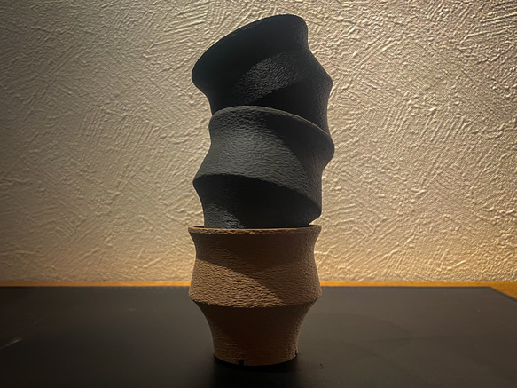 3Dプリンター鉢_1 植木鉢 作家鉢 一輪挿し・花瓶・花器 しm 通販