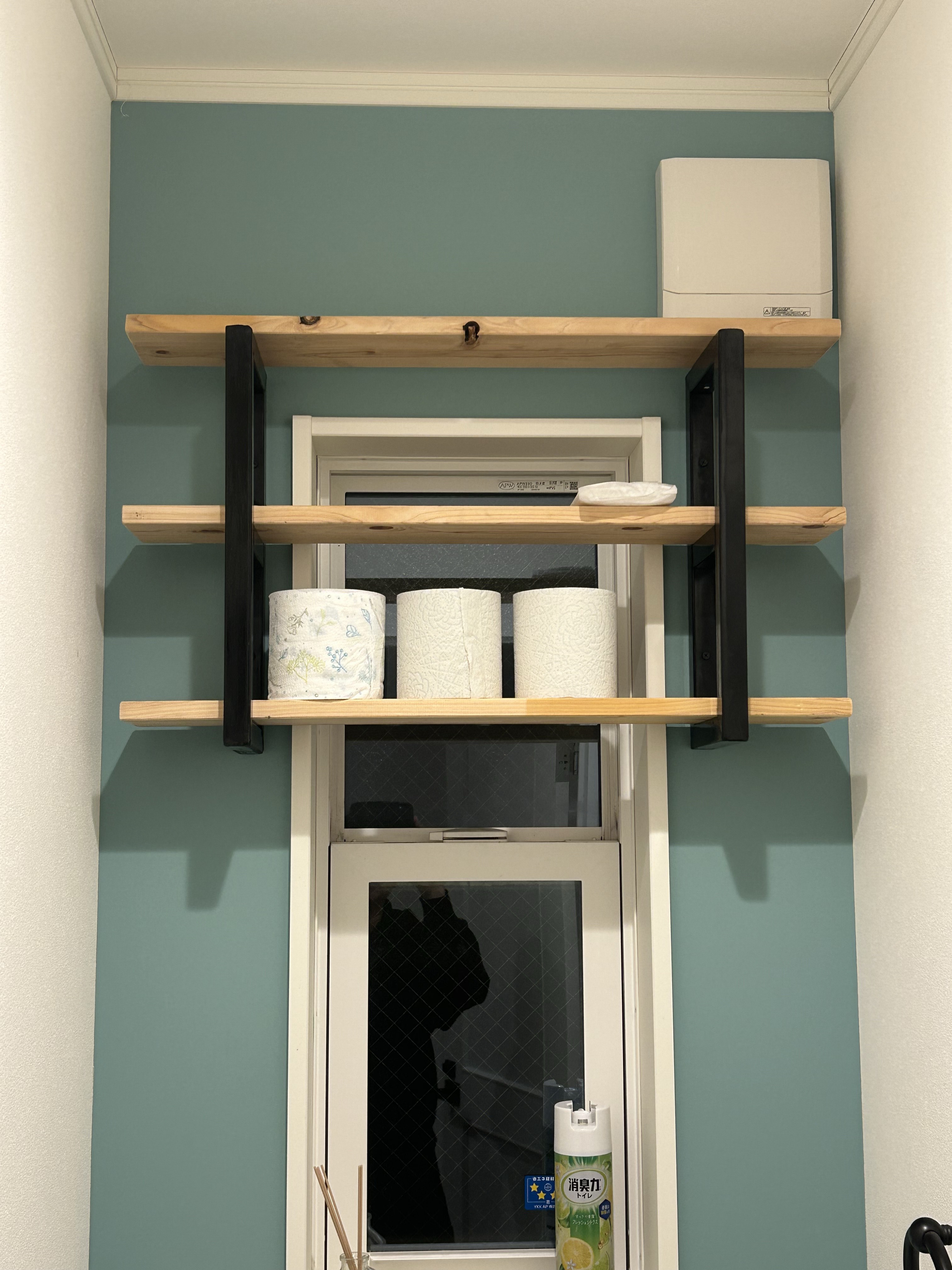 アイアンシェルフ　ウォールシェルフ　３段