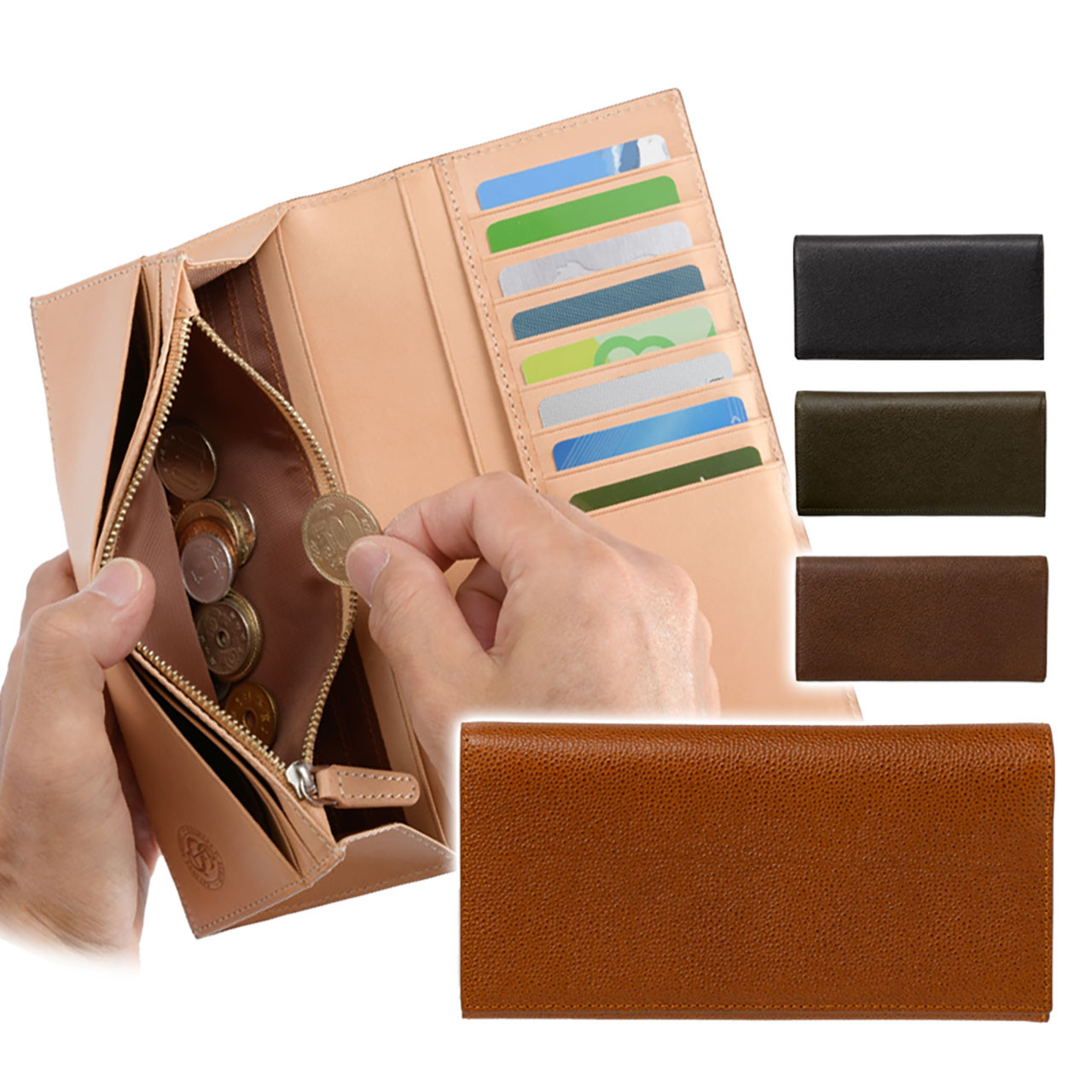 ミラグロ 英国製レザー・長財布 マチ付き MILAGRO[CA-W-631] 11,286円