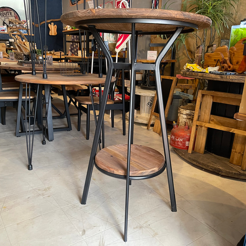 大幅値下げ 在庫りあり 丸テーブル テーブル 机 ハイカウンター カフェ