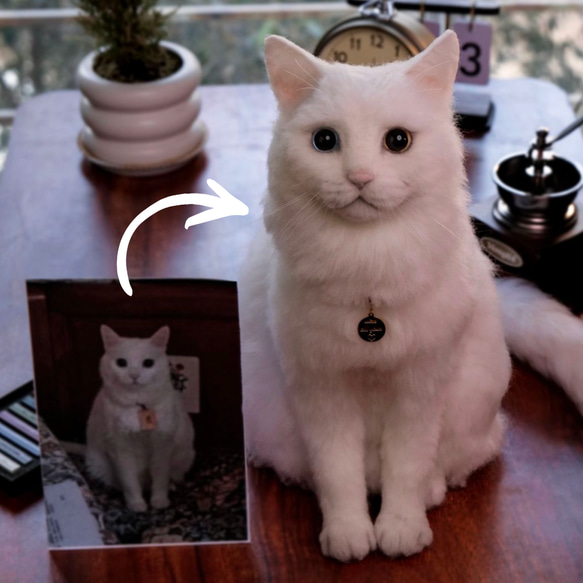 ハンドメイド 羊毛フェルト作品 猫 犬 チンチラ ハムスター うちの子 