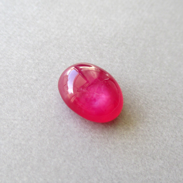 【宝石質】天然石ルース　ルビー　オーバル　カボション　1粒　(ai-0867）