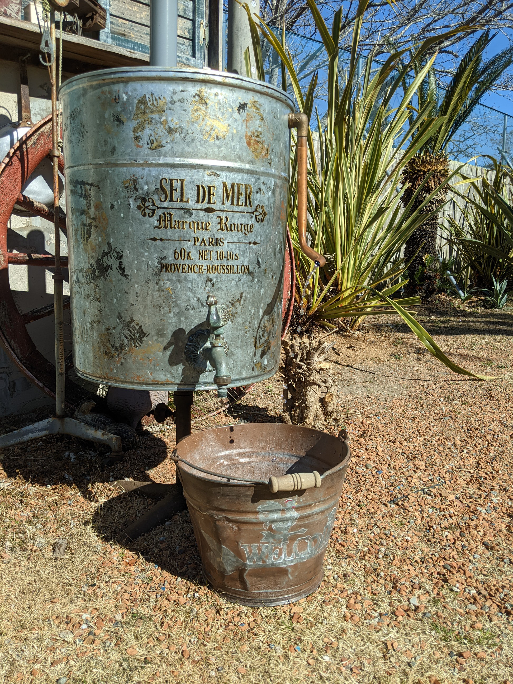 アンティークな家 ガーデニング 貯水タンク（XXL） エコ ガーデン 雨水タンク #店舗什器 #水やり #ECO #給水