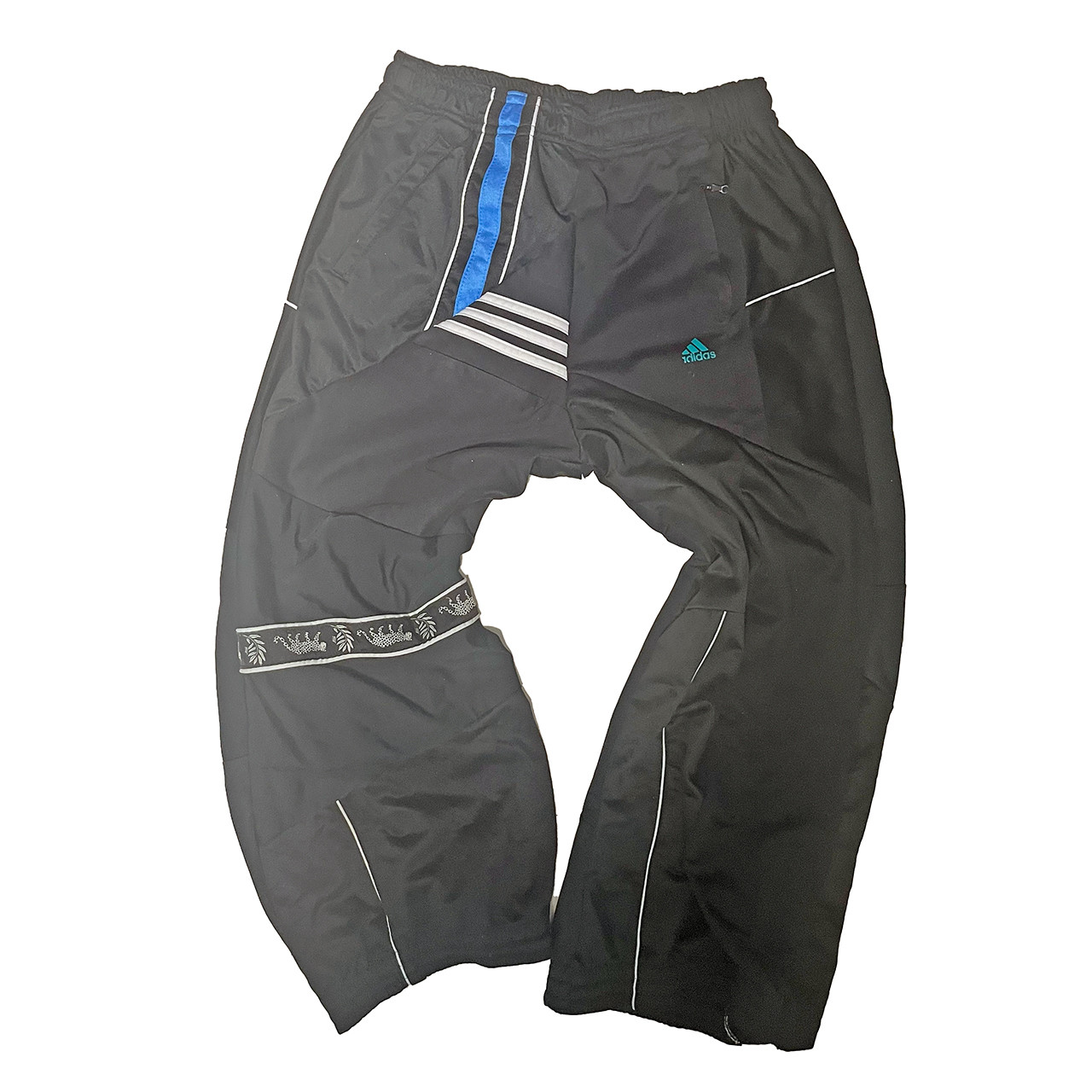 リメイク　パッチワークトラックパンツ R-2360B ① （男女兼用）アップサイクル サステナビリティ ヴィンテージ