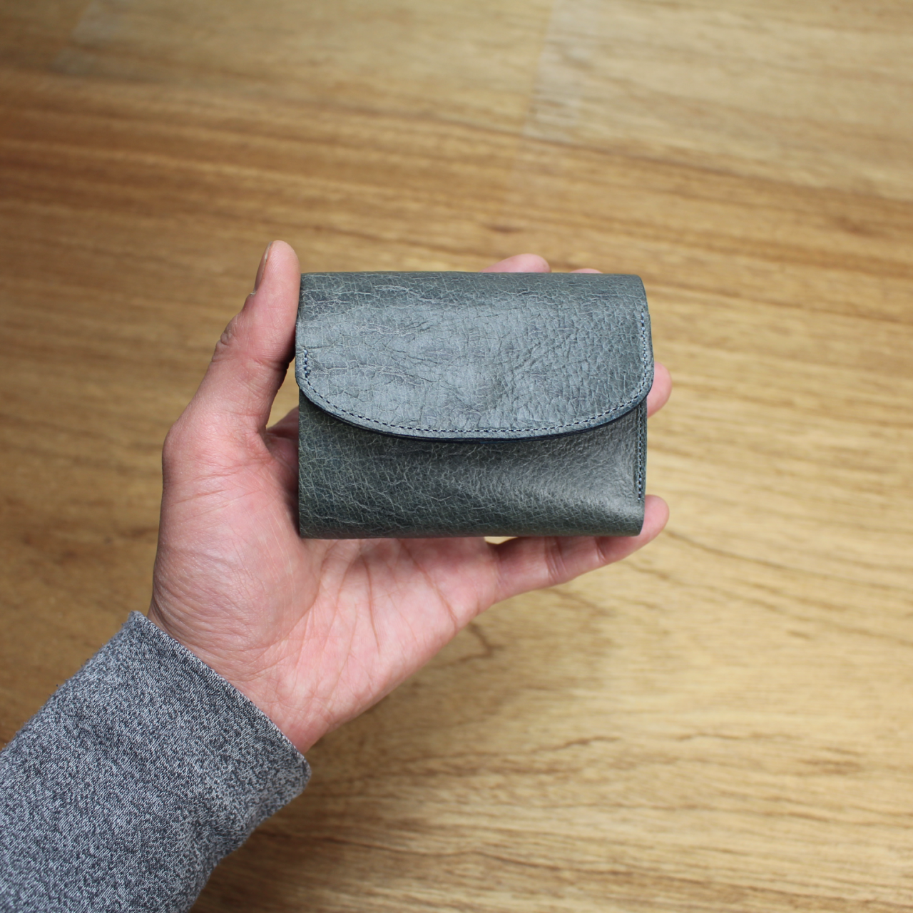 札を折らない◇差し込み トラッカーウォレット ミニ◇カスタマイズ可能  