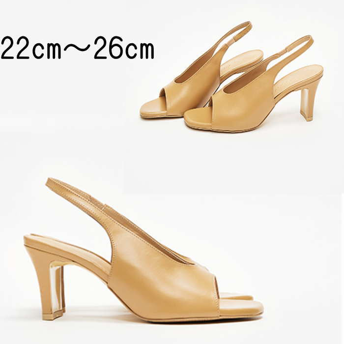 バックストラップレザーサンダル （asso）本革 サンダル オーダーシューズ 小さいサイズ 大きいサイズ