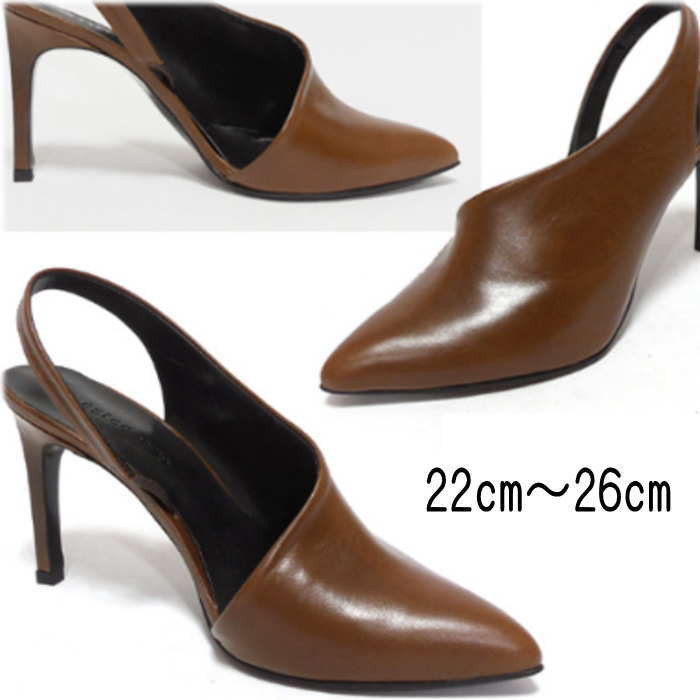 レザーサンダル 本革サンダル ピンヒール（asso） オーダーシューズ 小さいサイズ 大きいサイズ
