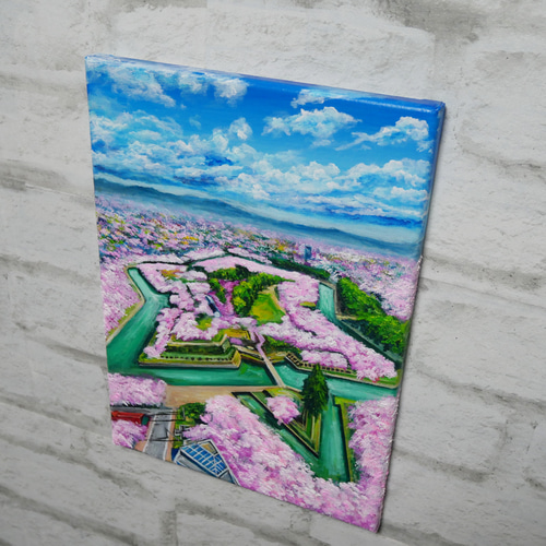 絵画　油絵　春の予感 絵画 油絵 春の予感
