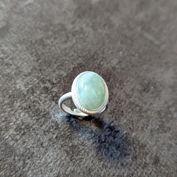 翡翠　リング　ヒスイ　リング　天然石　リング　天然石　指輪　フリーサイズリング　誕生石　人気リング　アクセサリー 3枚目の画像