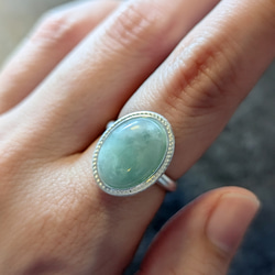 翡翠　リング　ヒスイ　リング　天然石　リング　天然石　指輪　フリーサイズリング　誕生石　人気リング　アクセサリー 5枚目の画像