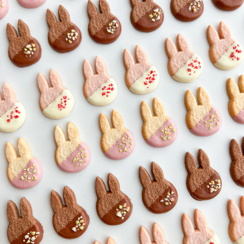 うさぎのチョコがけクッキー おもちゃ・人形 mapu 通販 18905632