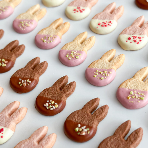 うさぎのチョコがけクッキー おもちゃ・人形 mapu 通販 18905632