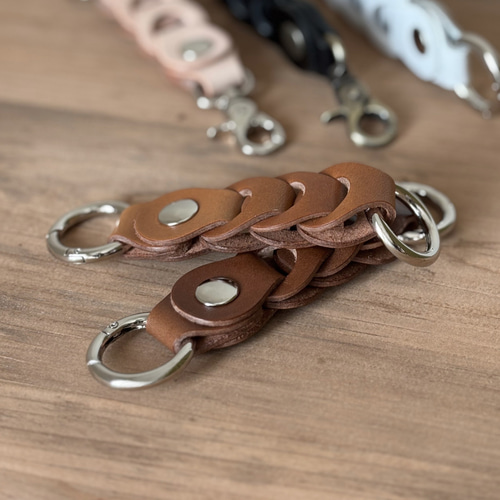 レザーチェーン キーホルダー キーホルダー 8NOJI LEATHER 通販