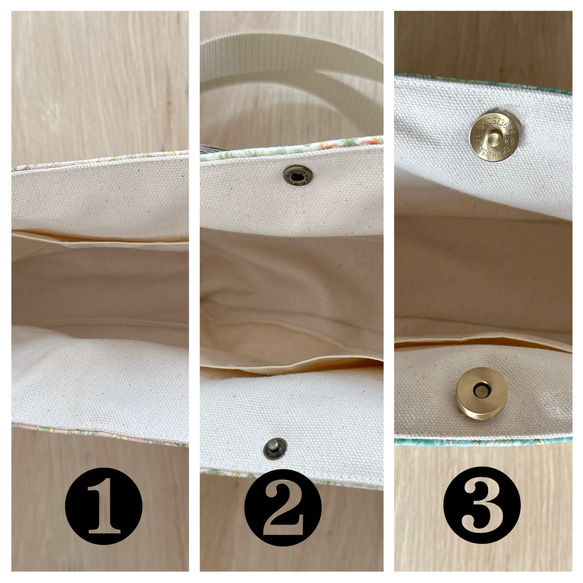 ＼大人気／軽くて撥水エコレザーと帆布の2wayオーバルトートバッグ【シルバー】梅雨対策2025 16枚目の画像