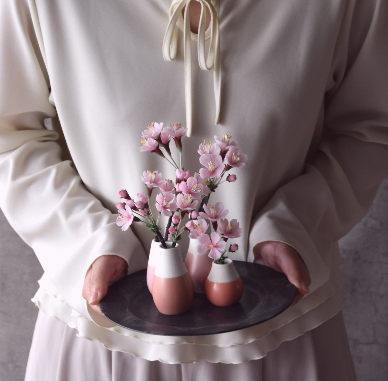 ◆粘土のお花◆　桜　S1144