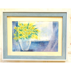 自分で作る和紙ちぎり絵　植物5枚セット ちぎり絵キット 『和紙ちぎり絵制作セット ミニ色紙サイズ