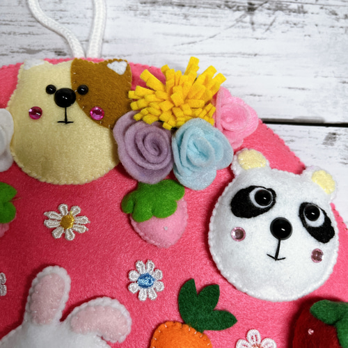 フェルトリース☆イースターエッグ☆壁飾り リース Tama 通販 18906479