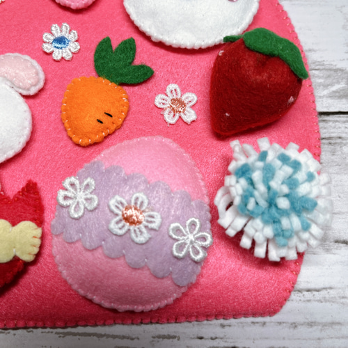 フェルトリース☆イースターエッグ☆壁飾り リース Tama 通販 18906479