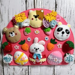 フェルトリース☆イースターエッグ☆壁飾り リース Tama 通販 18906479