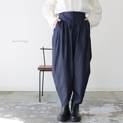 Zaku.Block ペインティング リネンズボン ロングパンツ ZakuChiku 通販