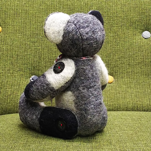 【新品未使用】パッチワーク ワッフル アニマル♡BIGぬいぐるみ パッチワークぬいぐるみ☆犬の親子☆2点セット | Pay ID