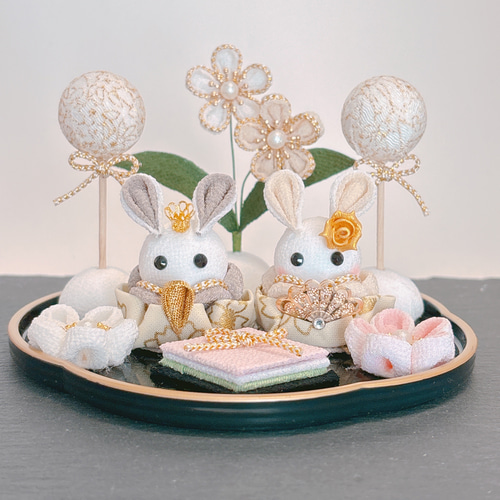 つまみ細工 つまみ細工ひな人形 雛飾り お雛様 ひなまつり ひな人形