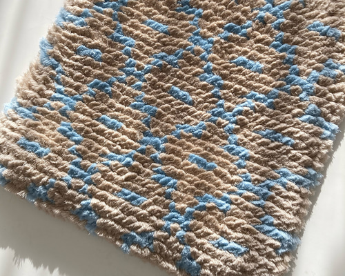 ノッティング織りの椅子敷き_34 クッション・クッションカバー