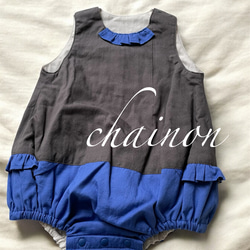 お肌に優しいベビーロンパース１８ 1枚目の画像