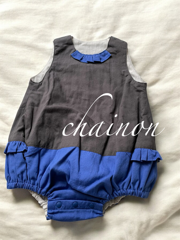 お肌に優しいベビーロンパース１８ 1枚目の画像