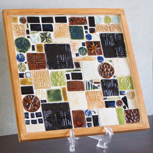 絵タイルアート陶器一点もの