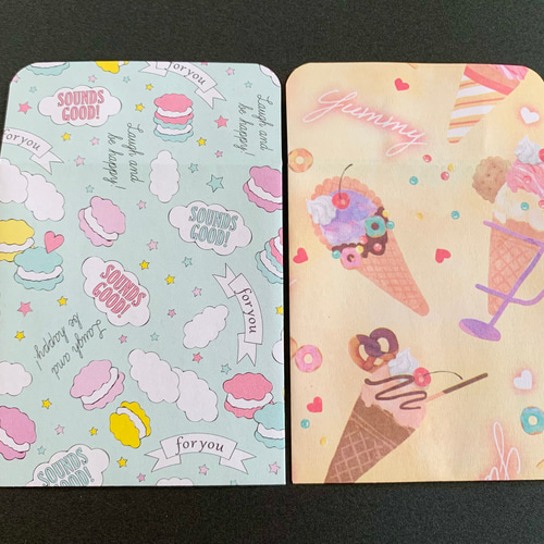 送料無料】 ポチ袋 スイーツ柄 No.419 ポイント利用 おすそ分け