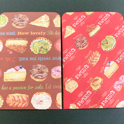 送料無料】 ポチ袋 スイーツ柄 No.419 ポイント利用 おすそ分け