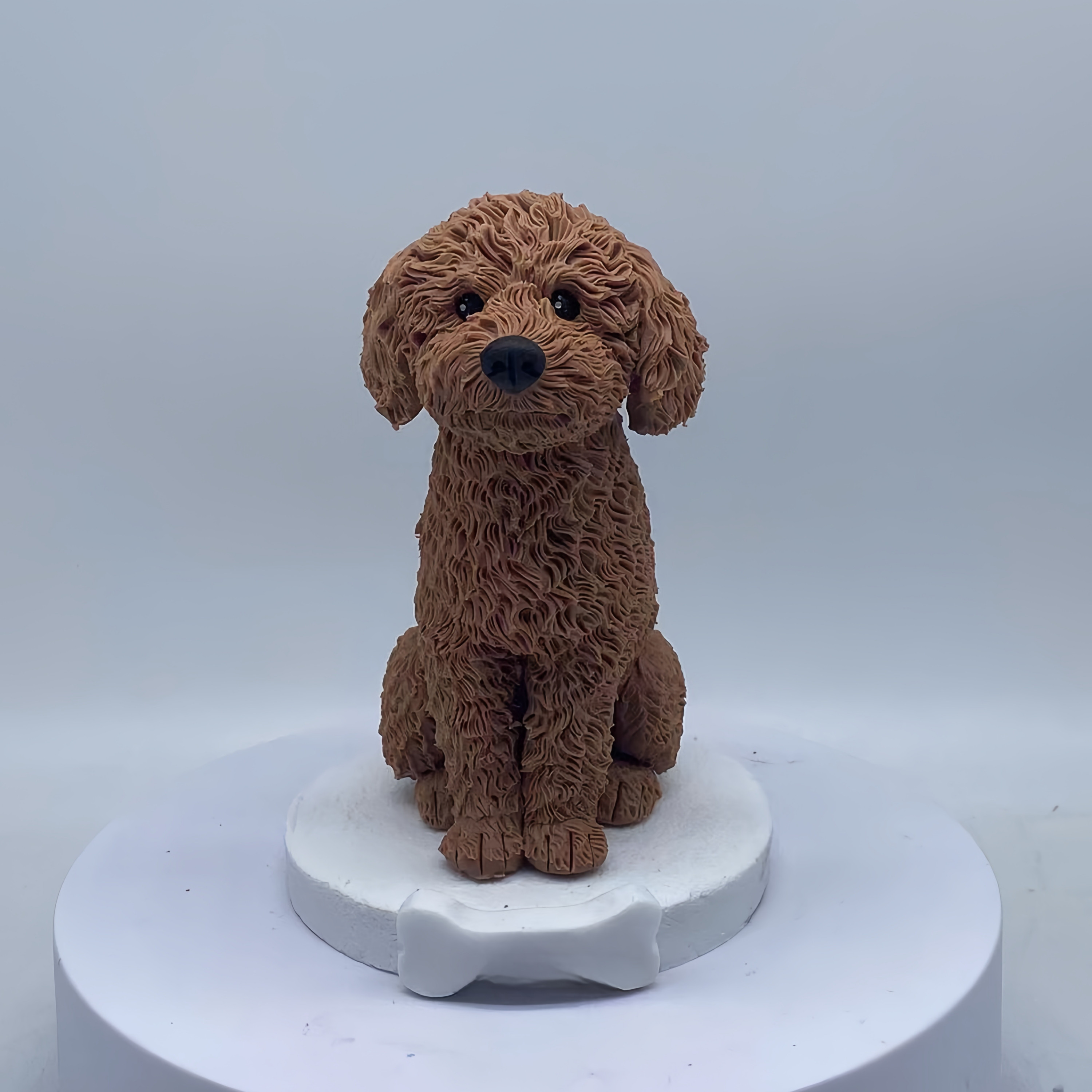 ペットフィギュア 写真で作る 愛犬愛猫 うちの子 粘土 ペット友達への贈り物 ハンドメイド ネックレス ブローチ