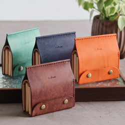 お札を折らず収納☆ コードバン ショート トラッカーウォレット